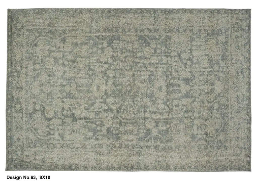 Hand knotted Indian Modern Rug 8'0" x 10'0" ABC Rugs Kilims